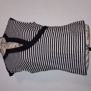 Axcess Sleeveless Stripe Tops  Size L Pullover Stretch